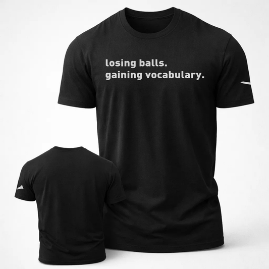 Losing Balls Gaining Vocabulary Golf Unisex t-shirt