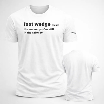 Foot Wedge Definition Funny Golf Unisex t-shirt