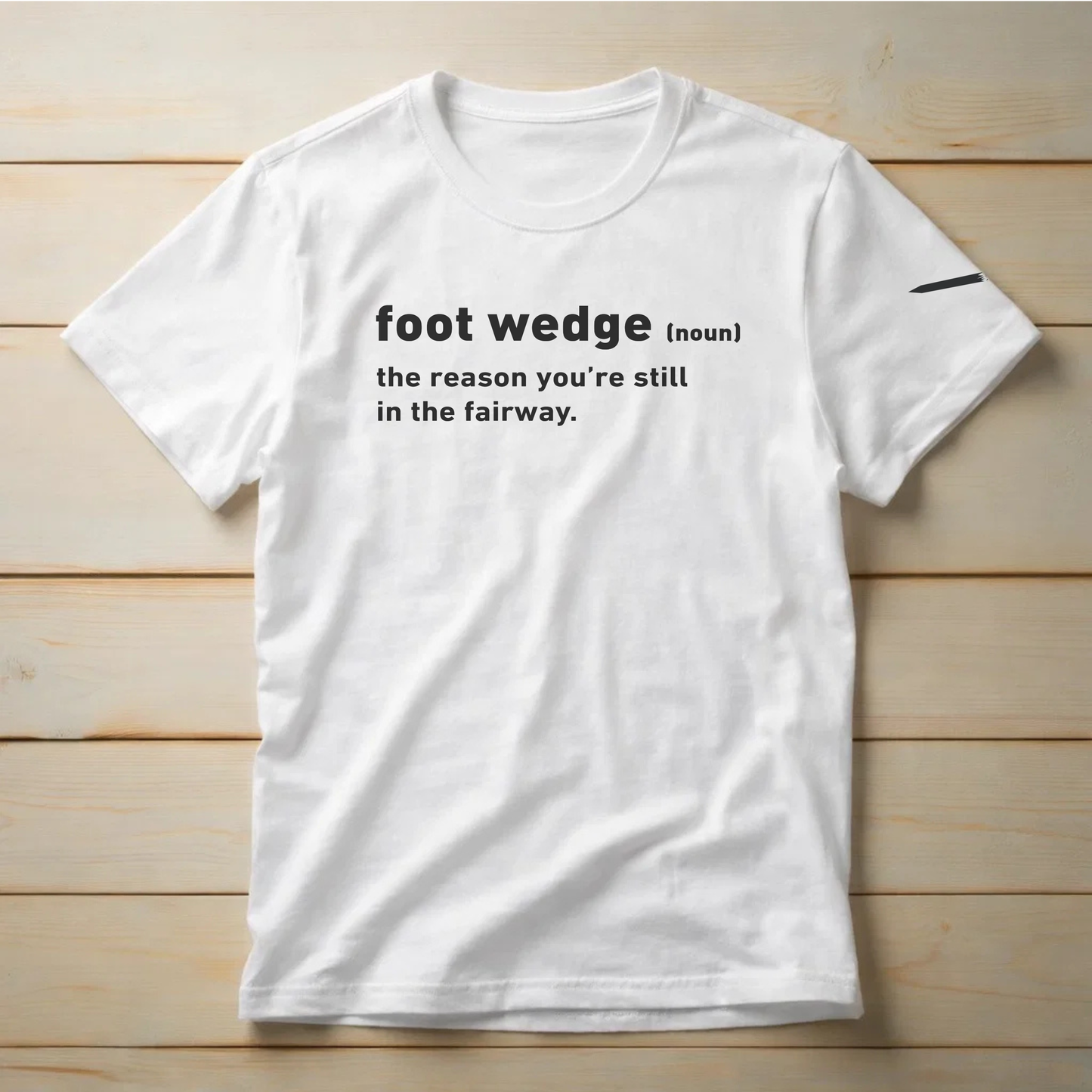 Foot Wedge Definition Funny Golf Unisex t-shirt