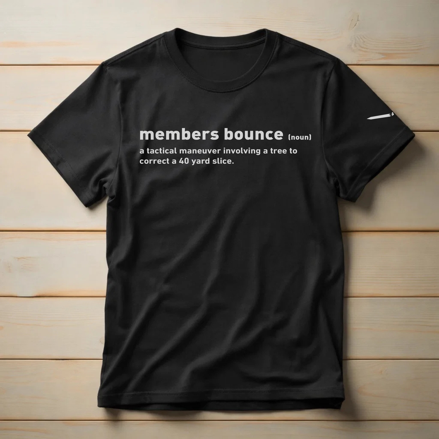 Members Bounce Definition Funny Golf Unisex t-shirt